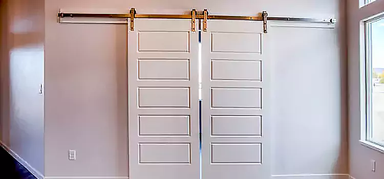Glass Barn Door with Installation Hardware Kit Lochearn