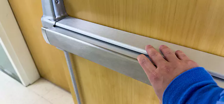 Installing a Push Bar on a Door Lochearn